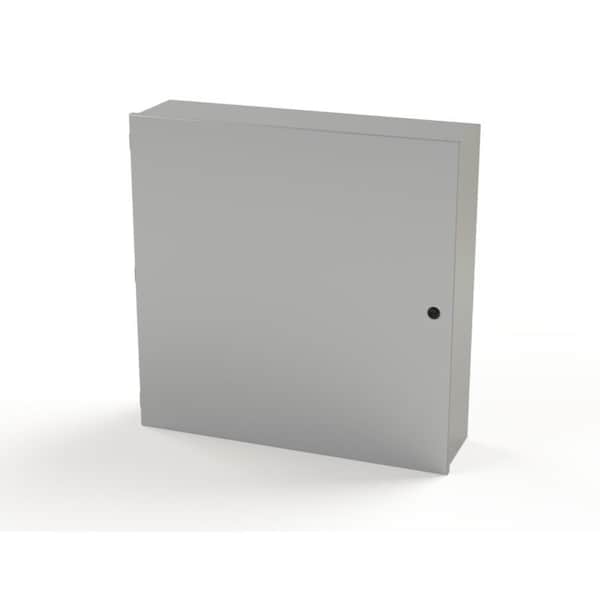 1/4 Turn Latch Electrical Enclosures, 30 in H, 8 in D, 30 in W, NEMA 1, Carbon Steel